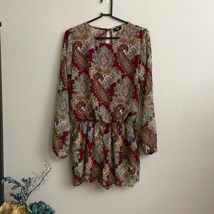 Lucca short romper open back